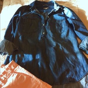 Merona Chambray Blouse - Medium ☀️